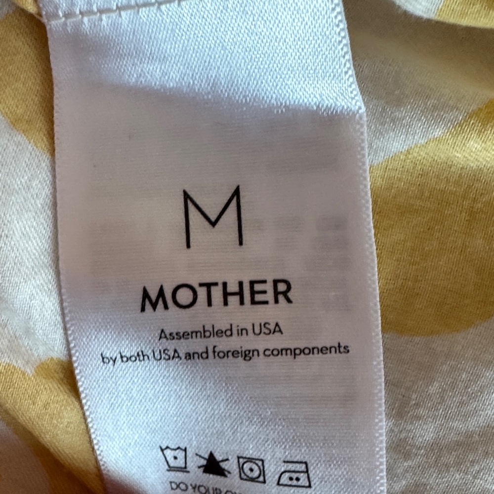 MOTHER White and Yellow Patterned Top - Picture 3 of 3